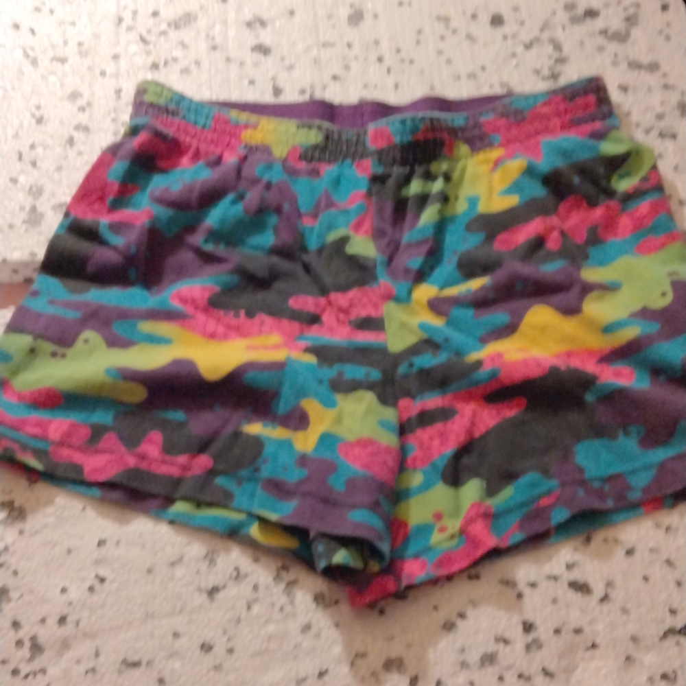Paint splatter shorts
